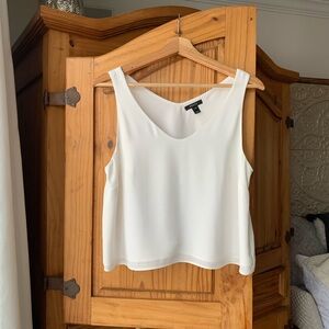 RW&CO White Sleeveless Top